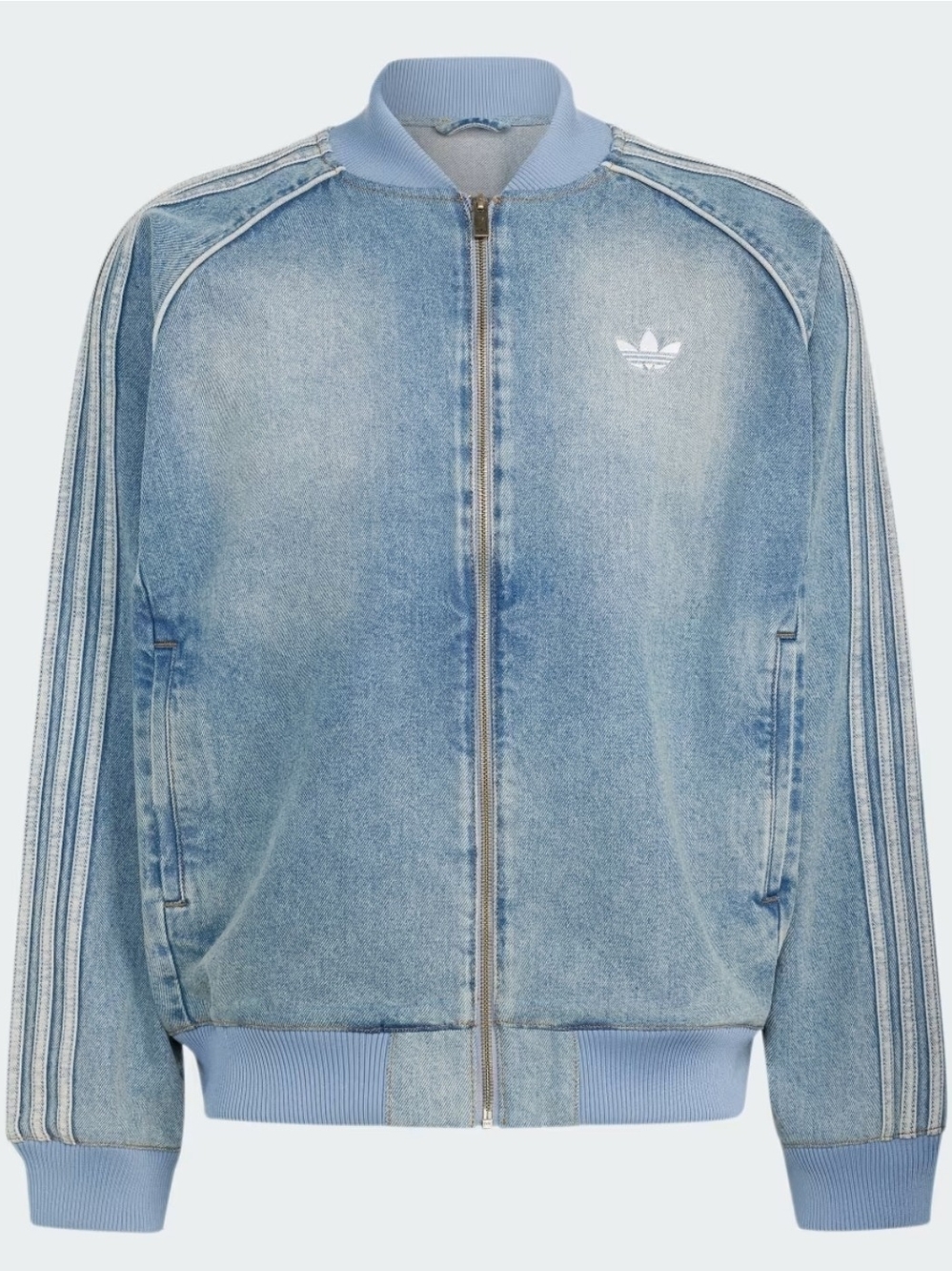 Adidas SST Adidcolor Denim Washed Track Jacket
